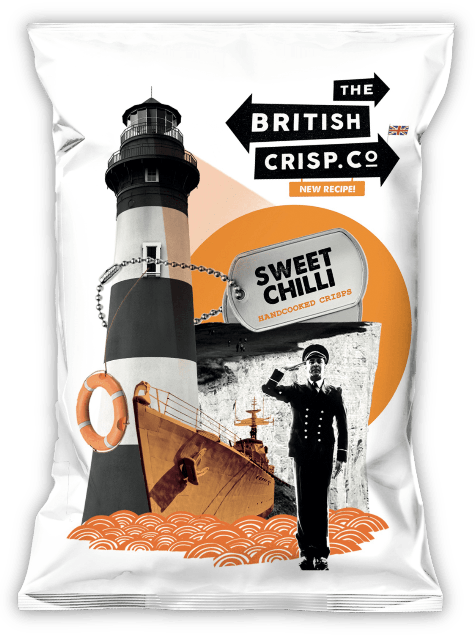 British Crisp Co Handcooked Crisps Sweet Chilli 40g RRP 1 CLEARANCE XL 59p or 2 for 1